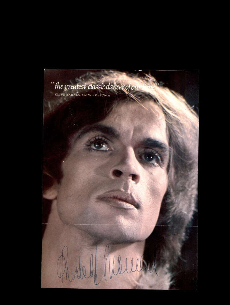 Rudolf Nureyev PSA DNA Coa Signed 6x9 Photo Poster painting Autograph