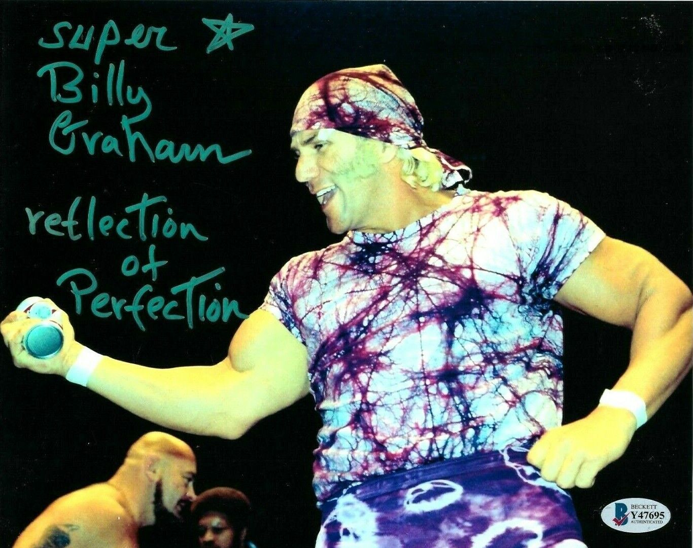 WWE BILLY GRAHAM HAND SIGNED AUTOGRAPHED 8X10 Photo Poster painting WITH BECKETT COA RARE 16