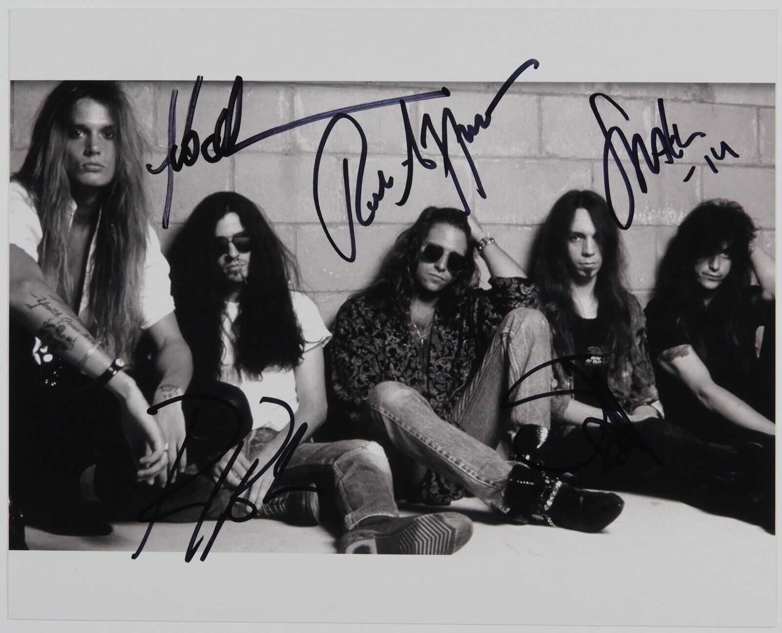 Skid Row Fully JSA Signed Autograph 8 x 10 Photo Poster painting