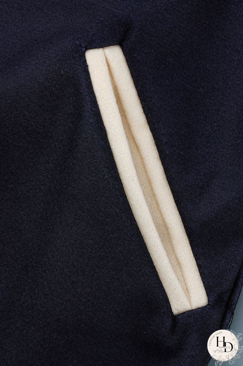 Blue Casual Print Patchwork O Neck Outerwear