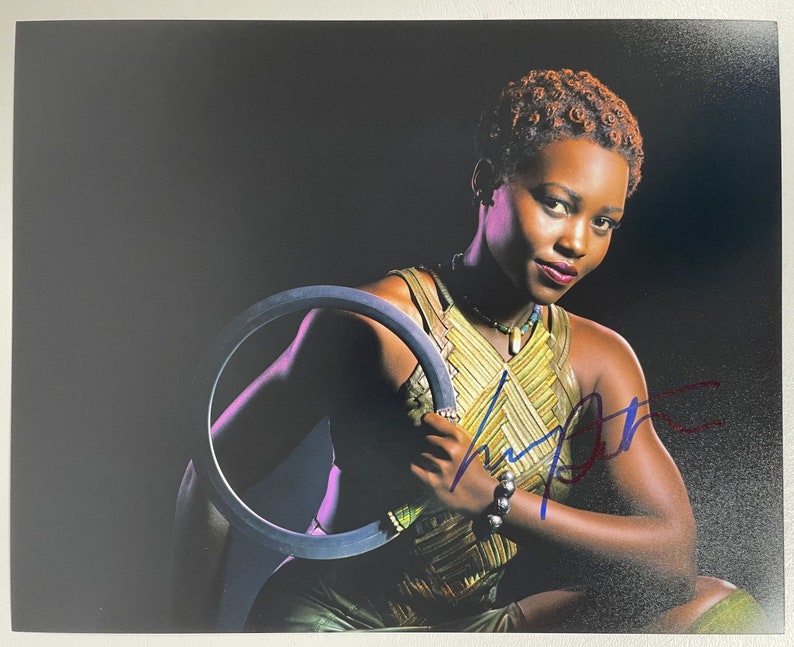 Lupita Nyong'o Signed Autographed Black Panther