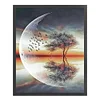 Moon Tree - 11CT Counted Cross Stitch - 40*50cm - Natural