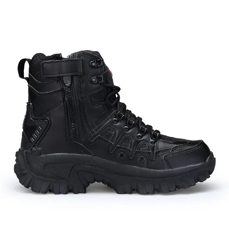 Dallader Men Outdoor Waterproof Non-Slip Hiking Boots Combat Boots