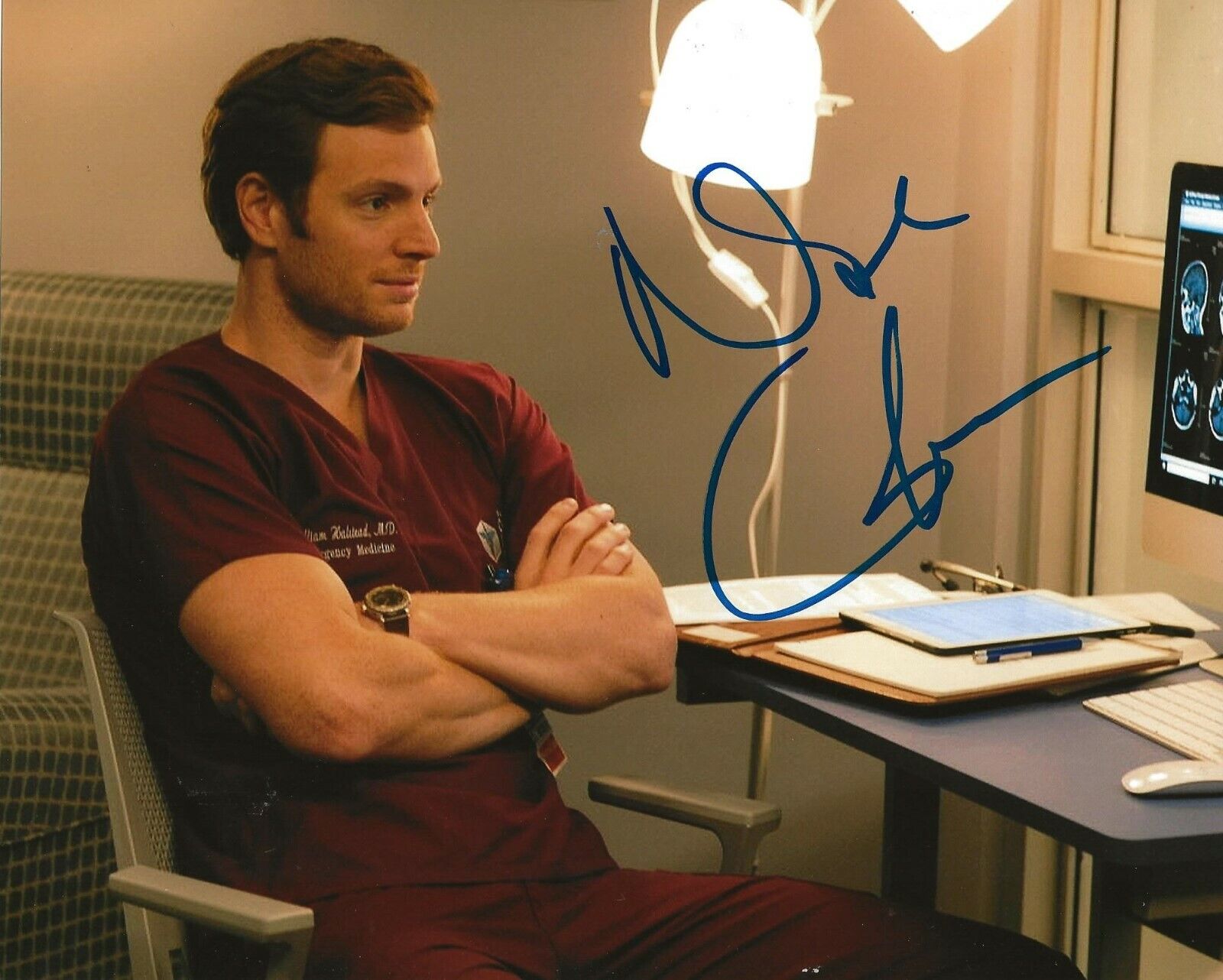 Nick Gehlfuss signed Chicago Med 8x10 Photo Poster painting autographed Dr. Will Halstead 5