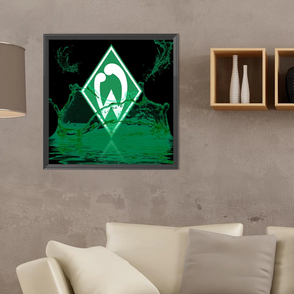 Diamond Painting - Full Round Drill - SV Werder Bremen(Canvas|40*40cm)