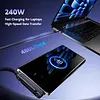 Side-Mounted Phone Charger, 2-in-1 Hidden Stand Charging Cable, 240W Fast Charging Cable with Built-in Phone Stand. Compatible with iPhone 15 and later models, Samsung phones and tablets (C-to-C charging port).