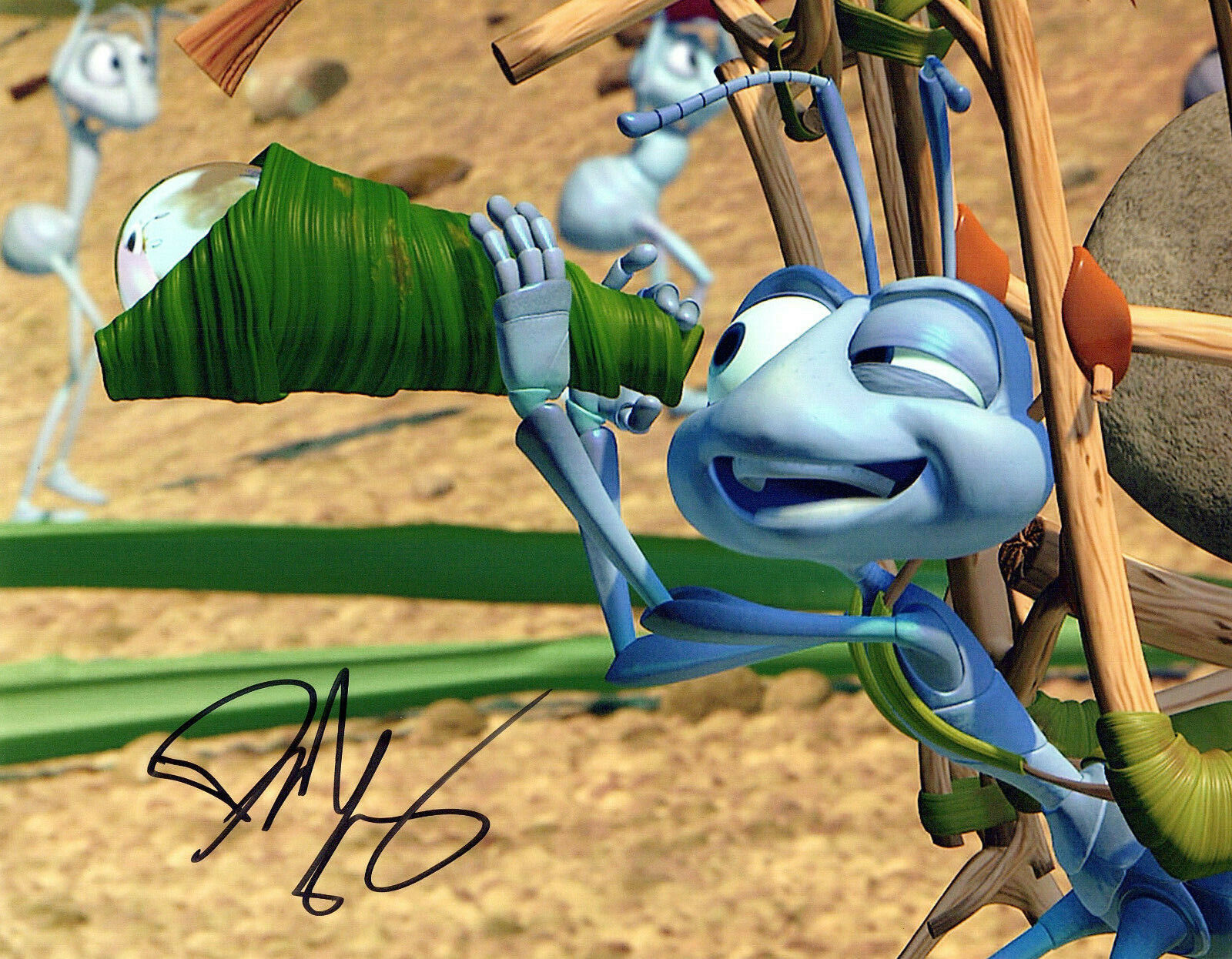 Dave Foley A Bug's Life autographed Photo Poster painting signed 8X10 #3 Flik