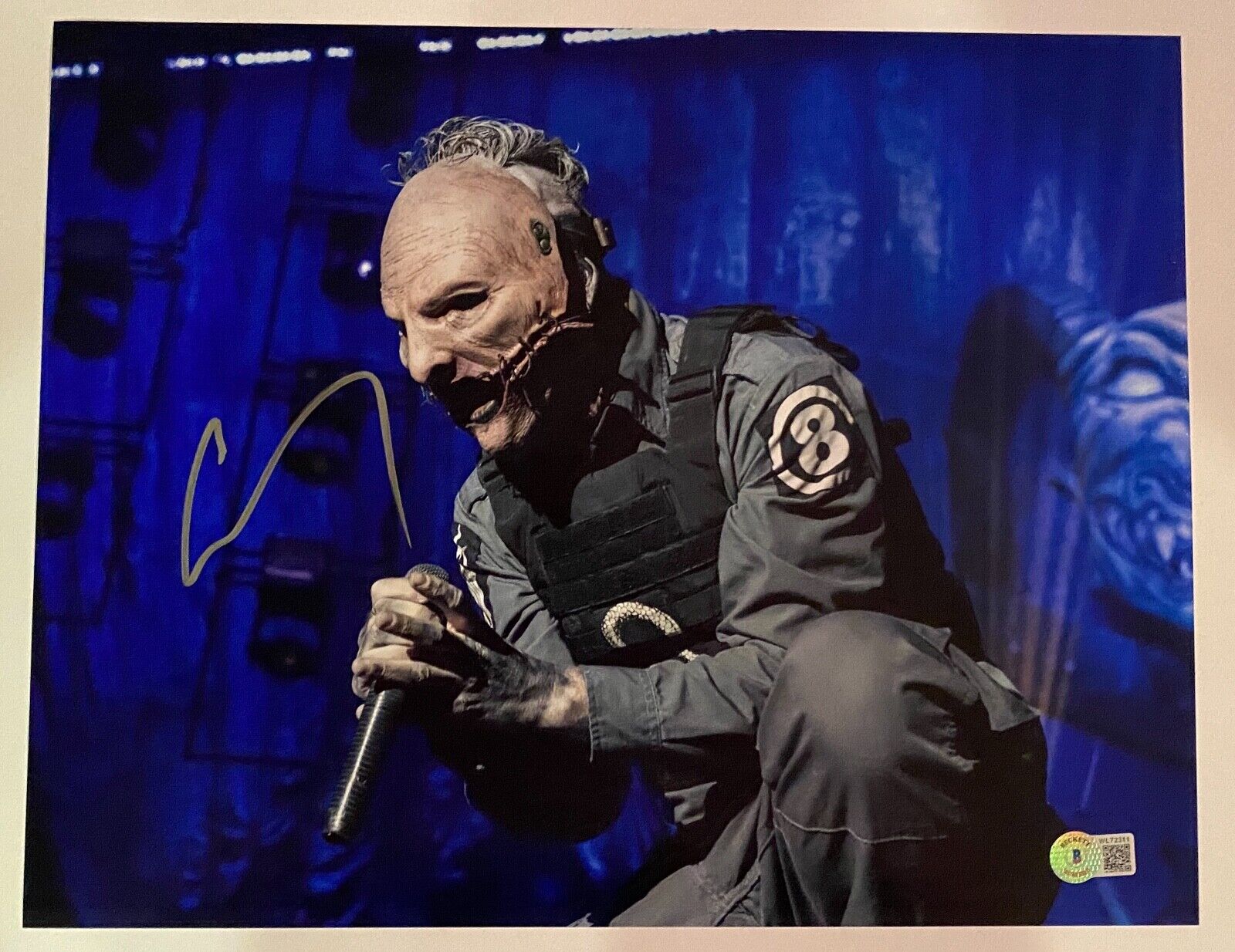 Corey Taylor Signed Autograph 11x14 Photo Poster painting Slipknot Gray Chapter Beckett COA