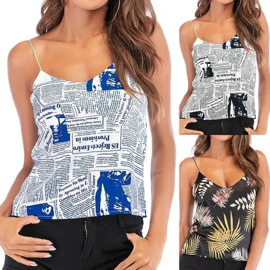 Sexy v-neck bottoming vest female summer inner top