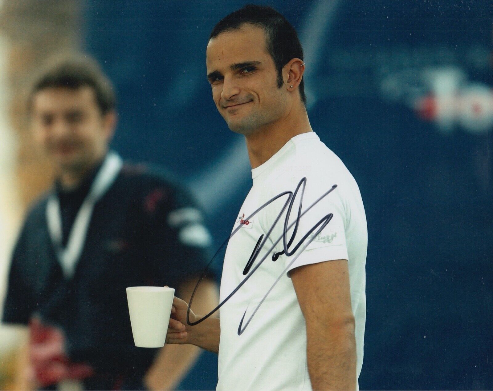 Vitantonio Liuzzi Hand Signed 10x8 Photo Poster painting F1 Autograph Red Bull Racing 3