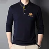 Cotton embroidered polo shirt
