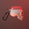 Original Skull Protective Case Compatible With AirPods1/2, AirPods3, AirPods Pro 1/2 Generation, Liquid Silicone For Airpods pro, Fully Drop-Proof, With Durable Metal Hook
