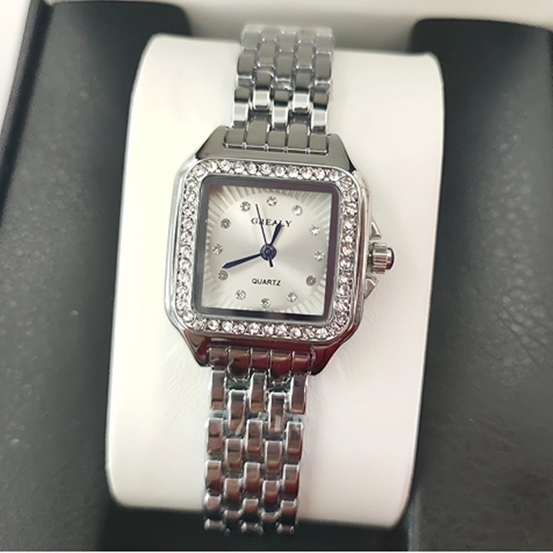 Casual Solid Color Single Folding Buckle Quartz Women’s Watches