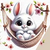 uk.everydayedeals Diamond Painting - Full Round - Easter Rabbit