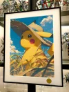 Straw Hat Pikachu Decorative Painting - Pokemon - Xingkong Studio