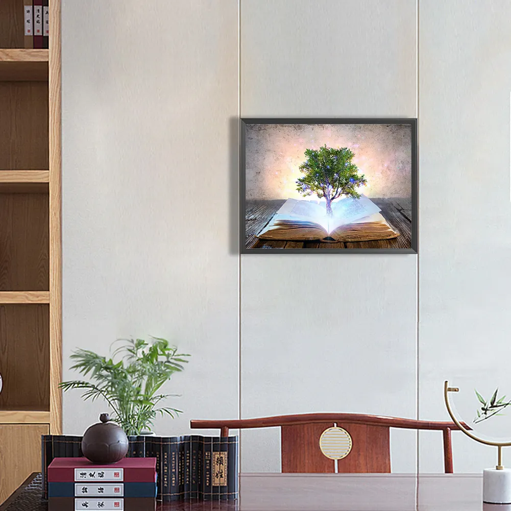 Full Round Diamond Painting 40*30cm - Magic Tree