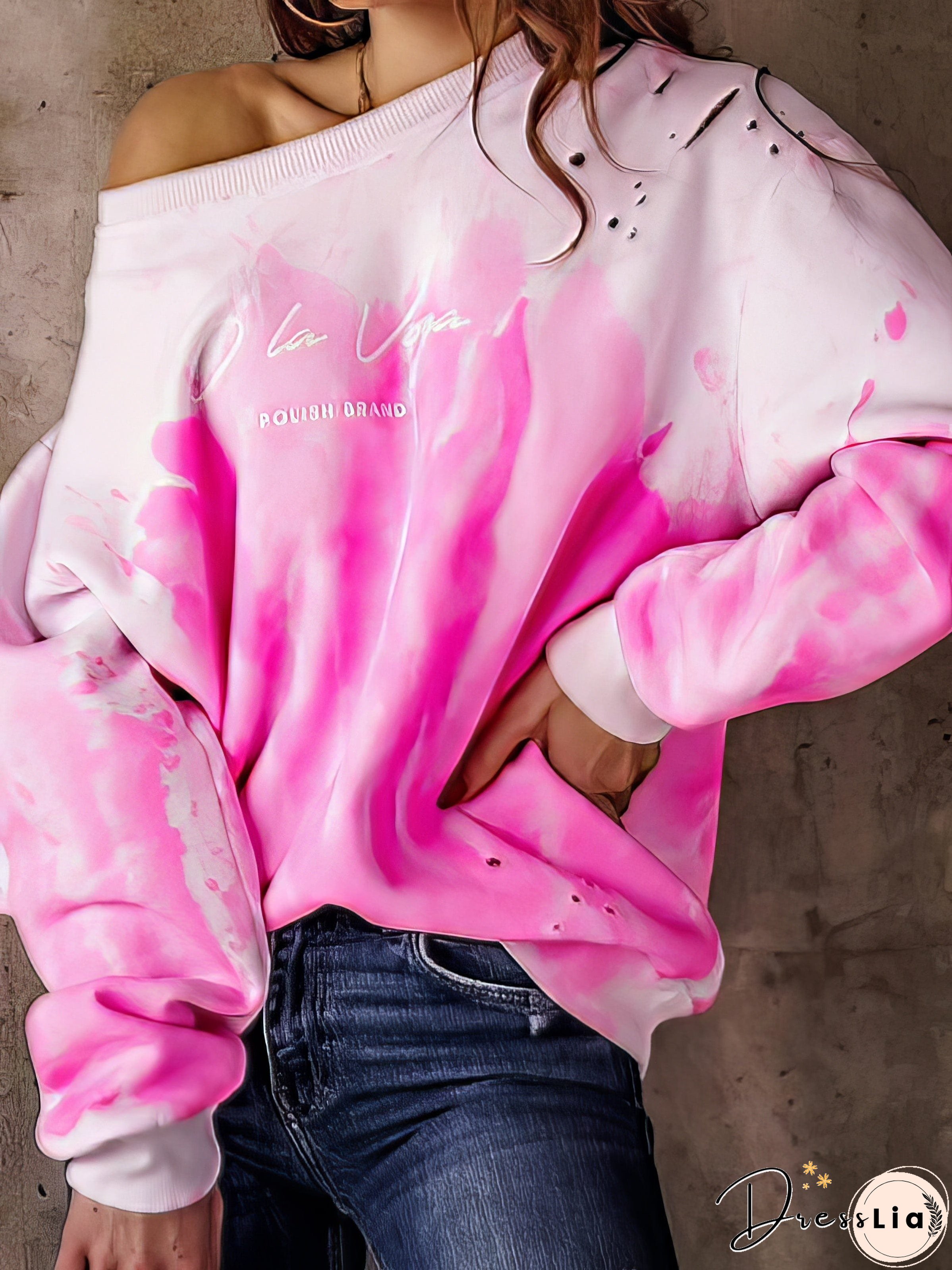 Comfortable Tie-Dye Sweatshirt