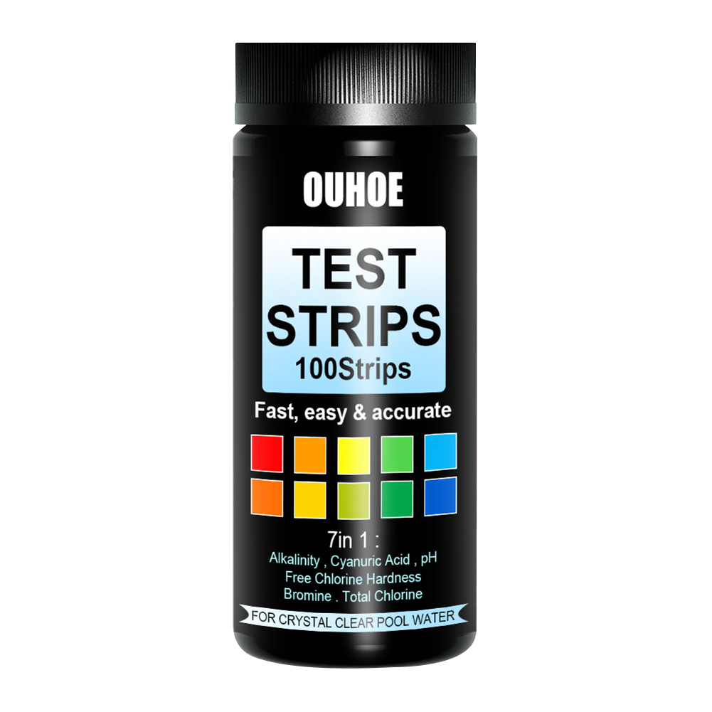 

7 in 1 Tub Water Quality Test Strip Water Hardness Alkalinity PH Test Paper, 501 Original