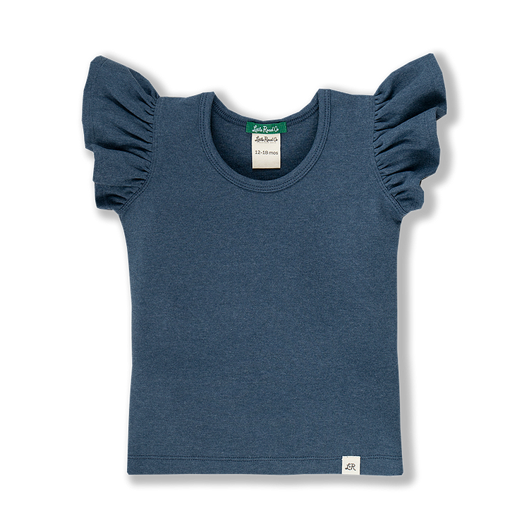 Midnight Flutter Top