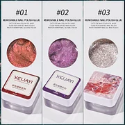 Bayuyun 6ML Aurora Cat Eye Gel Nail Polish Sparkling Glitter Magnetic Gel Varnis Semi Permanent Soak Off UV Gel Starry Cat Eye Gel