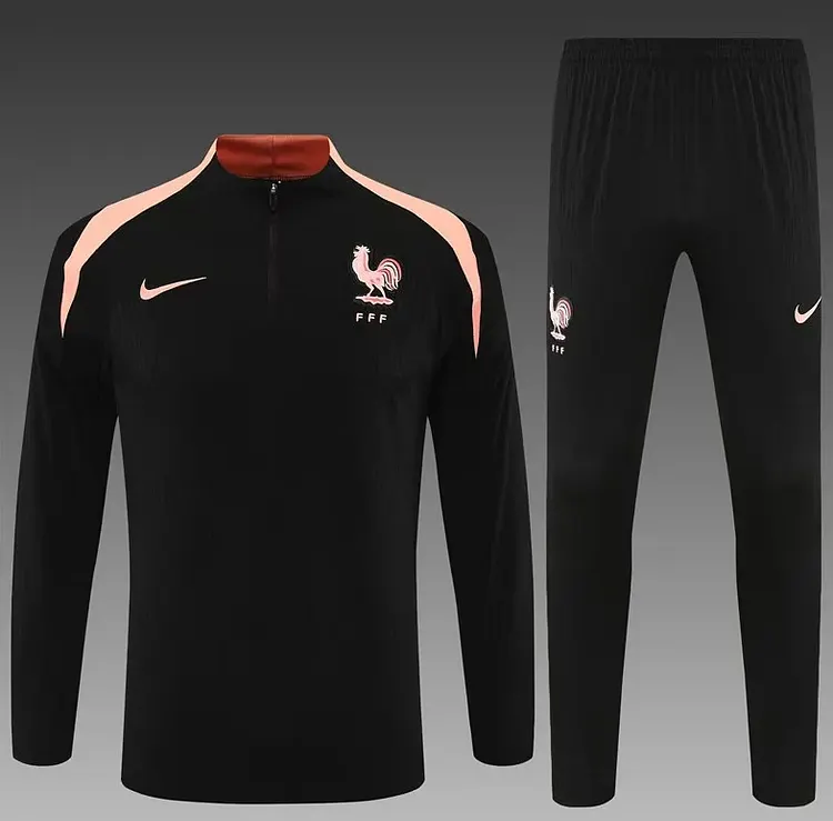 2025-26 France black training jersey