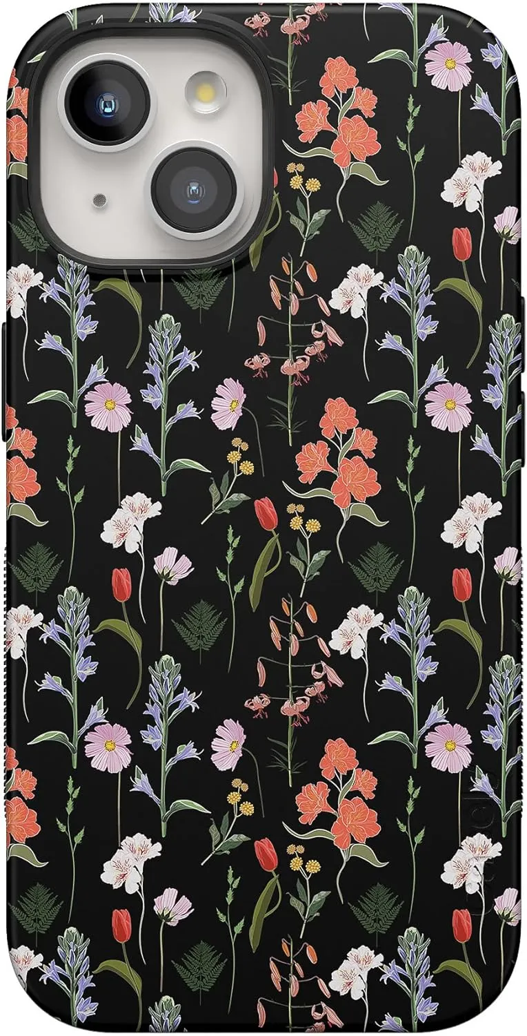 ProCaseMall iPhone 15 Plus Case | Secret Garden | Mixed Floral | Bold Case | Compatible with MagSafe