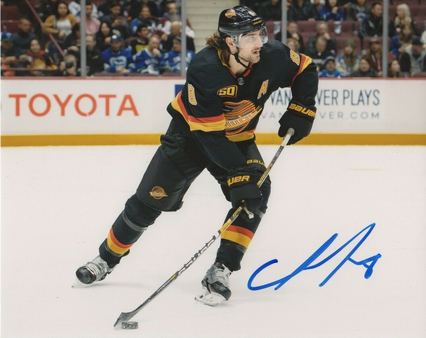 Vancouver Canucks Chris Tanev Autographed Signed 8x10 NHL Photo Poster painting COA #10