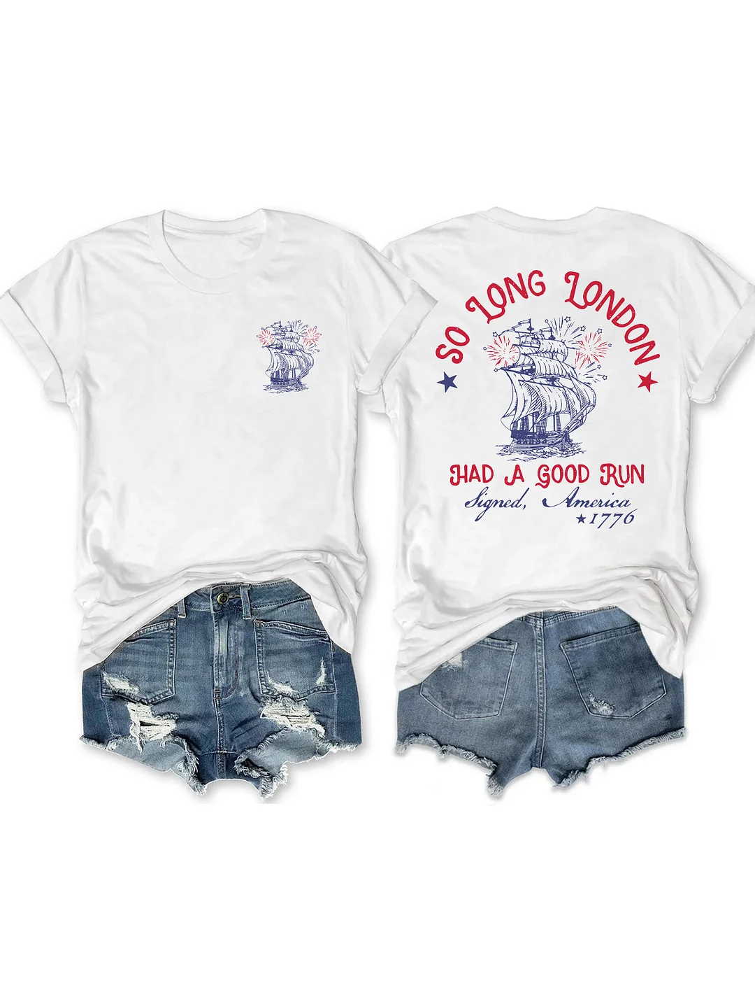 So Long London Had A Good Run Funny 4th Of July T-shirt