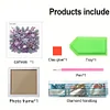 5D DIY Partial Special Shaped Drill Diamond Painting Kit Xmas Decor With Frame Kit 18x18cm
