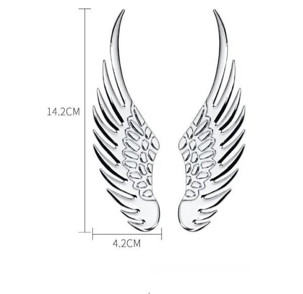 Car Decoration Wings Three-dimensional Car Logo Personalized Decoration [one pair]
