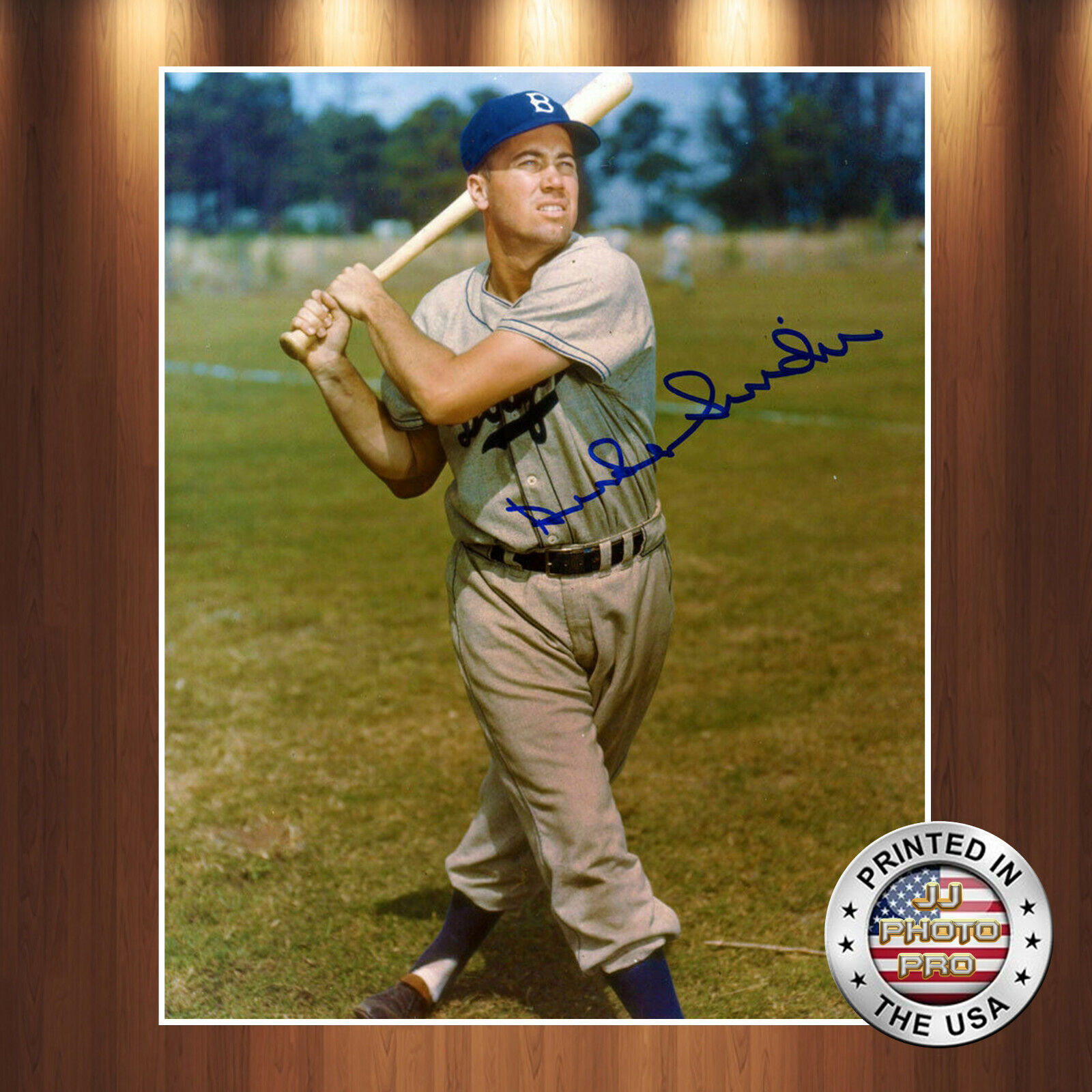 Duke Snider Autographed Signed 8x10 Photo Poster painting ( HOF Dodgers ) REPRINT