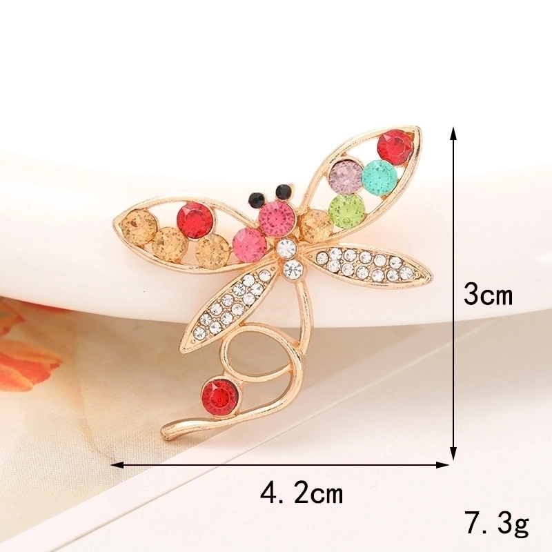 Minimalist Bee Alloy Inlay Rhinestones Jewelry Accessories