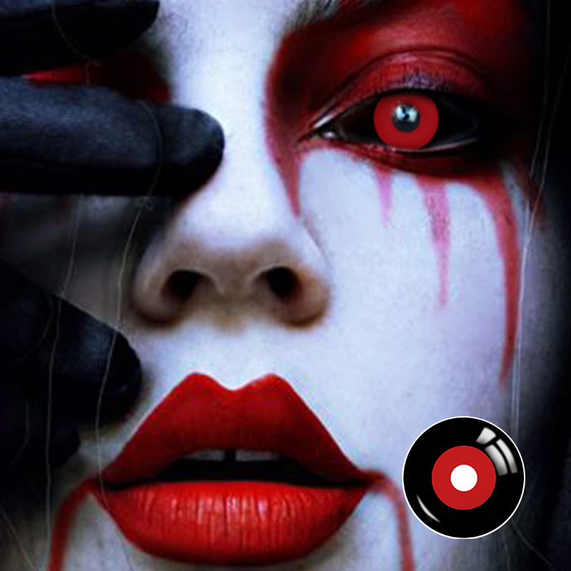 Tokyo Ghoul Black Red Sclera Halloween Lenses