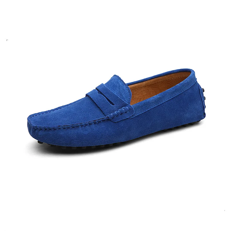 Mocassins souples en daim pour hommes