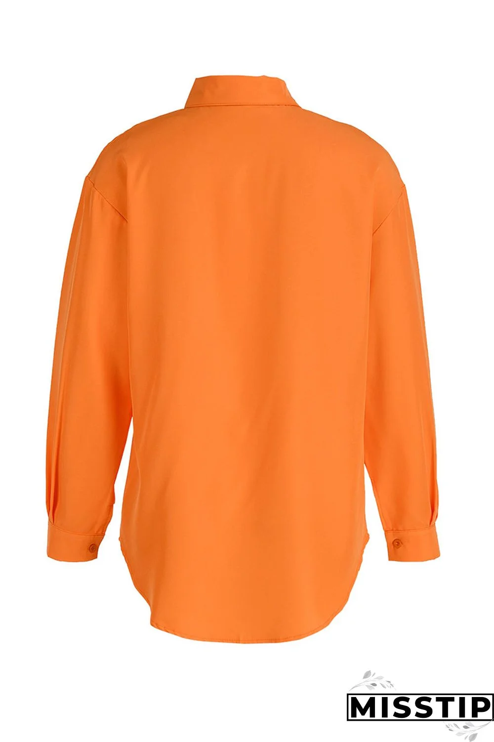 Green Casual Solid Patchwork Buckle Turndown Collar Tops