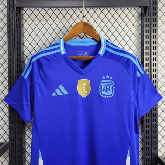 2024 Argentina Away with patch Soccer Jersey Thai Quality