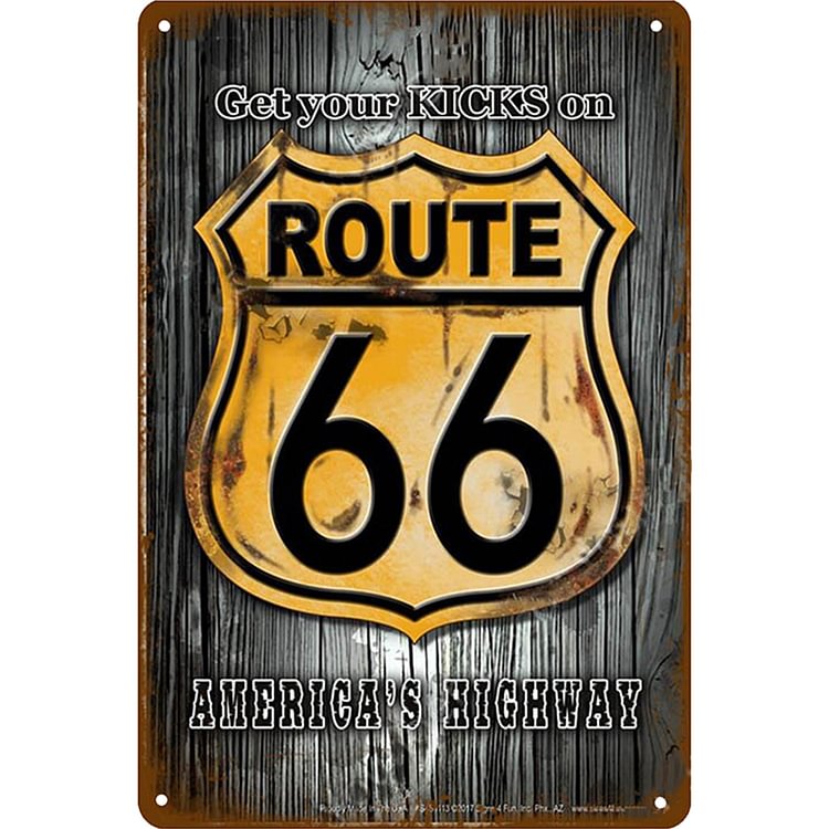 Us Route - Vintage Tin Signs/Wooden Signs - 8*12Inch/12*16Inch