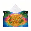 DIY Diamond Painting Creative Design Leather Handmade Tissue Holder Rhinestones Decorative Tissue Box Craft Kits