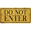 (Multi Style)Warning - Car License(6*12Inch)