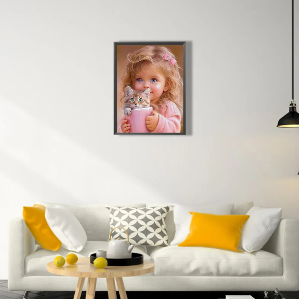 Diamond Painting - Full Square Drill - Girl(Canvas|30*40cm)