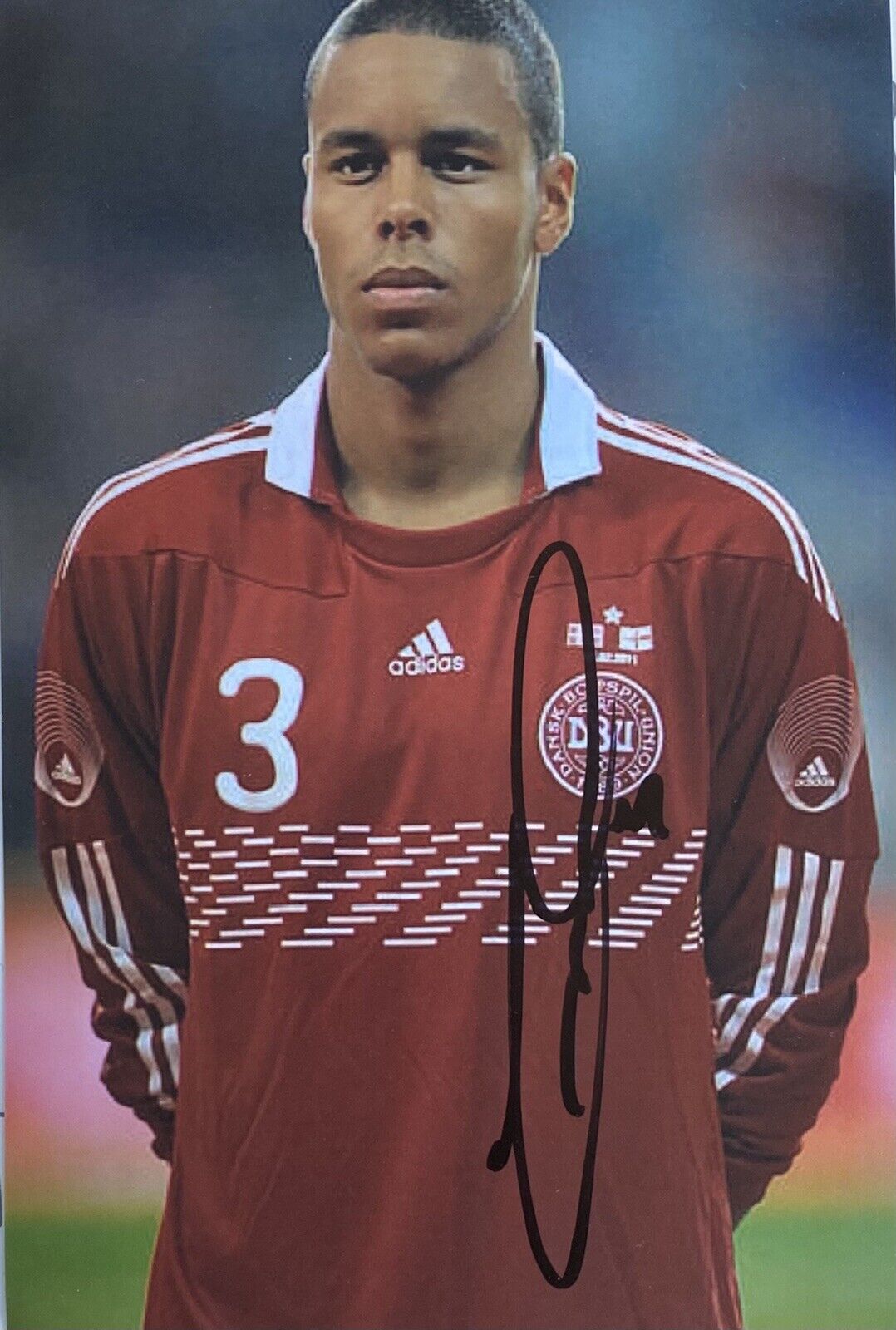 Mathias Jorgensen Genuine Hand Signed Denmark 6X4 Photo Poster painting