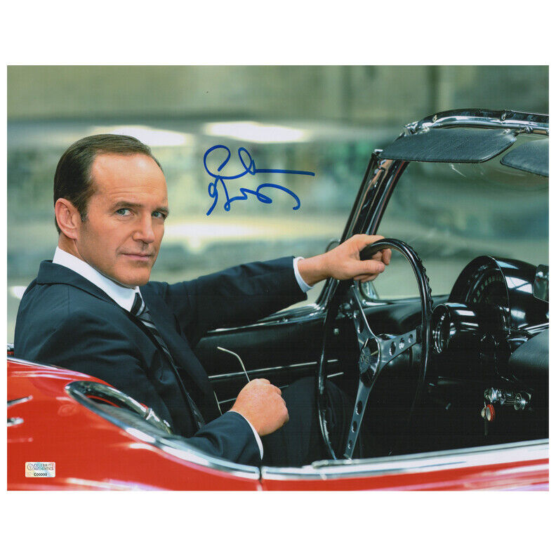 Clark Gregg Autographed Agents of S.H.I.E.L.D. Agent Coulson Lola 11x14 Photo Poster painting