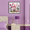 5D DIY Full Square Drill Diamond Painting Gnome Kit Home Decor Art Craft 35x35cm