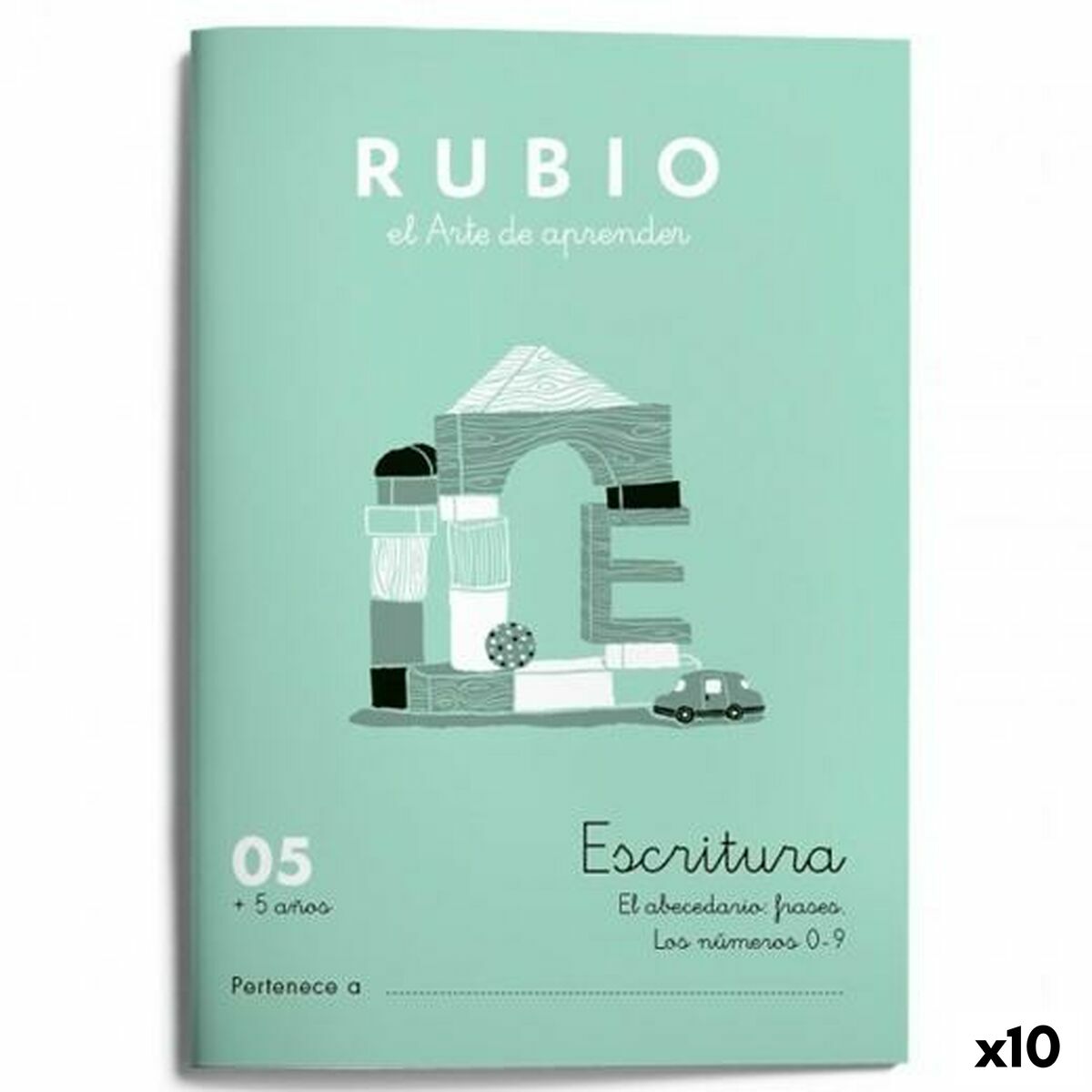 Writing and calligraphy notebook Rubio N&ordm;05 A5 Spanish 20 Sheets (10 Units)