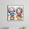 Diamond Painting-DIY Full Round Drill Old Couple