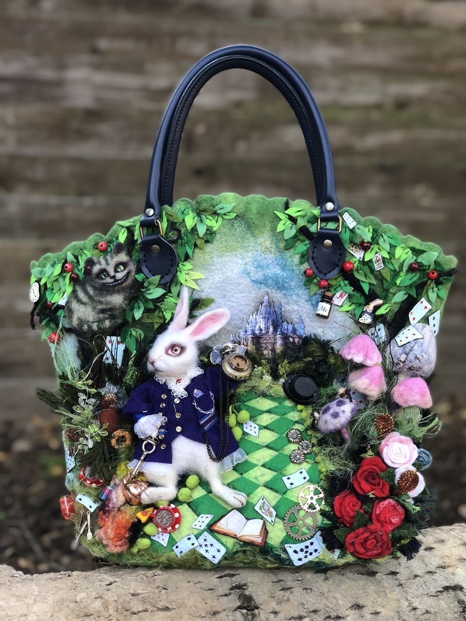 Handbag "Alice in Wonderland. Rabbit"