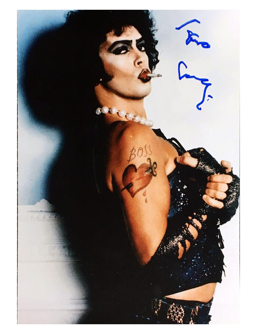 6x10 Rocky Horror Print Signed by Tim Curry 100% Authentic With COA