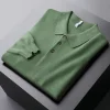 Men's business casual knitted polo shirt sweater