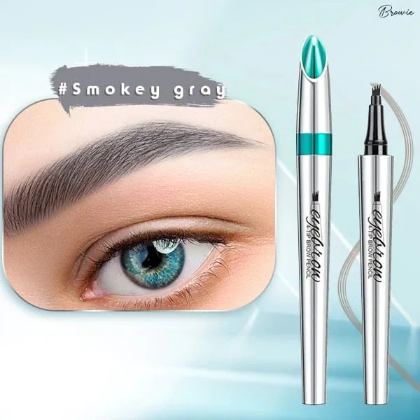 3D Waterproof Microblading Eyebrow Pen 4 Fork Tip Tattoo Pencil (2 pcs)