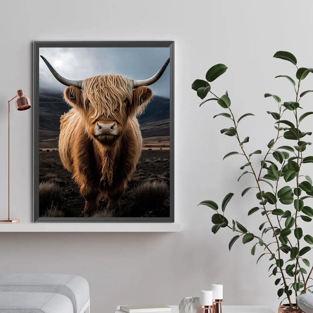 Diamond Painting - Full Round Drill - Highland Yak(Canvas|30*40cm)